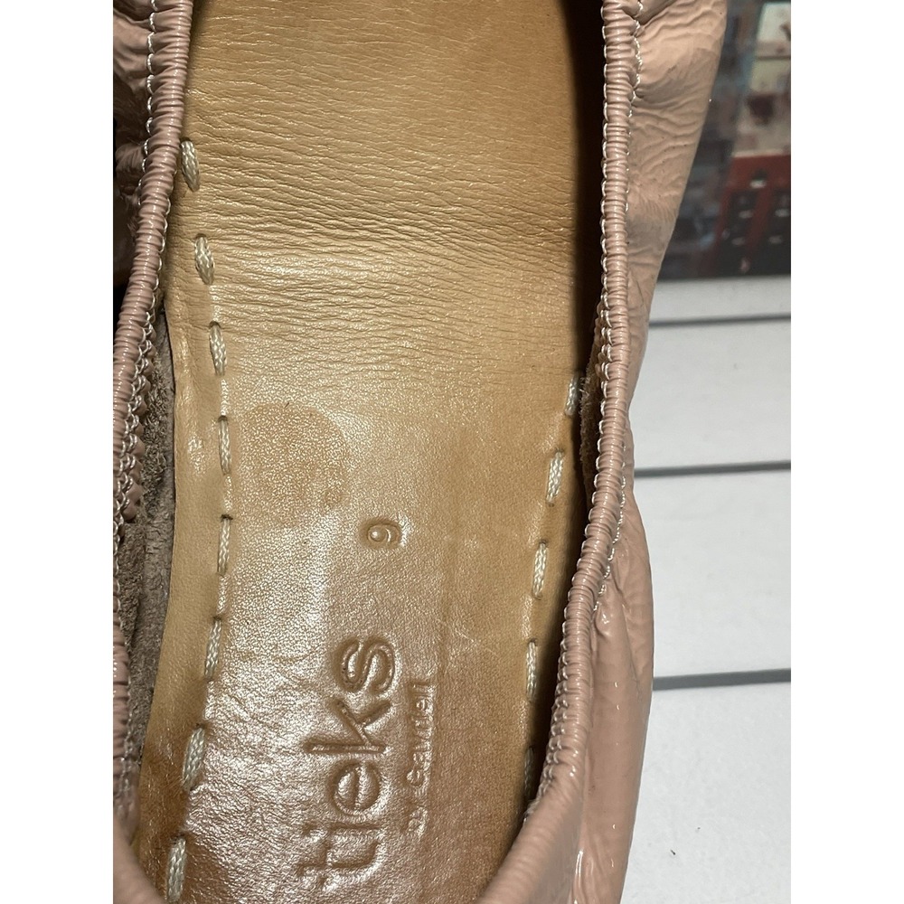 TIEKS BY GAVRIELI WOMEN'S PINK PATENT LEATHER FLAT BALLERINA SHOES SIZE 9 - Picture 10 of 11